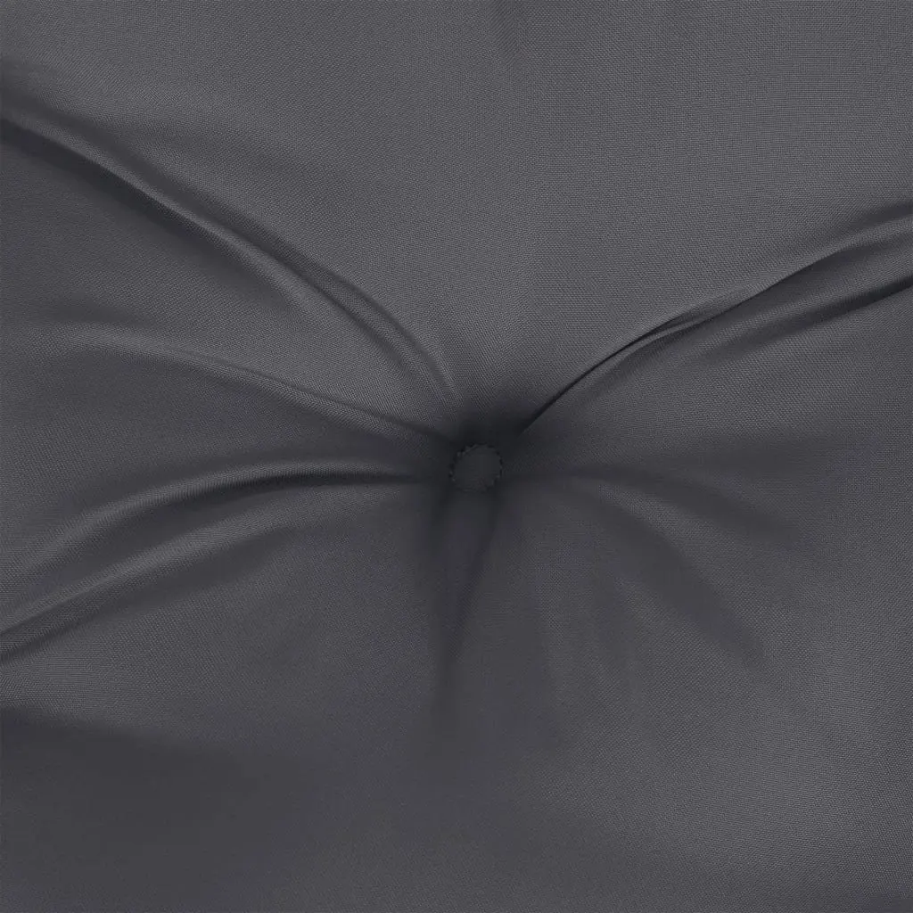 Anthracite Garden Bench Cushion 100x50x7cm