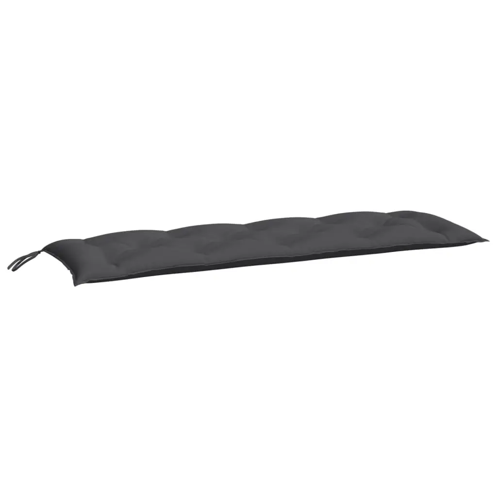 Garden Bench Cushion Oxford Fabric 150x50x7cm Anthracite