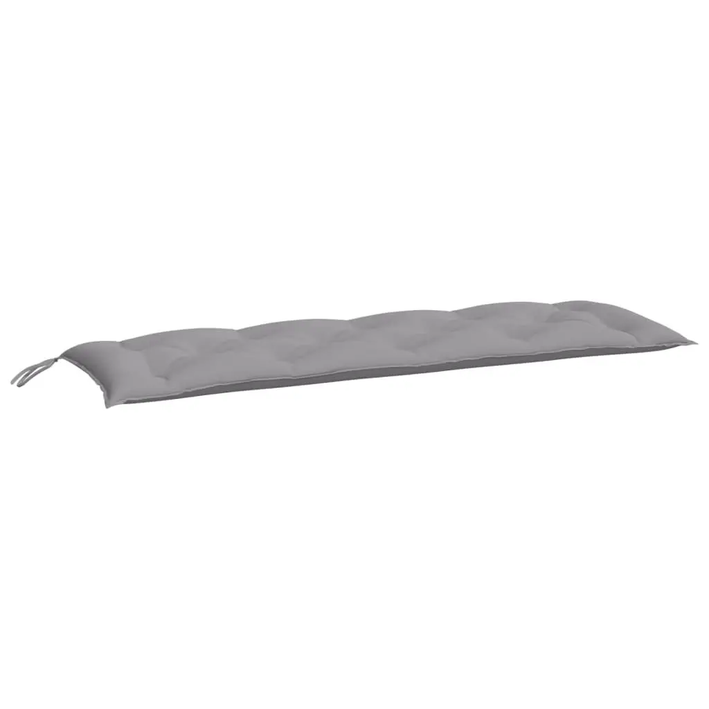 Grey Garden Bench Cushion 150x50 cm