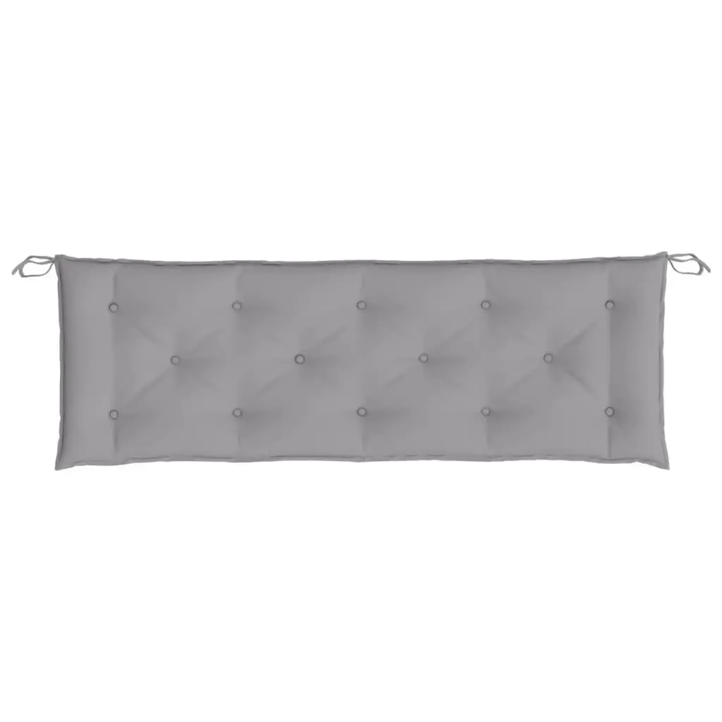 Grey Garden Bench Cushion 150x50 cm