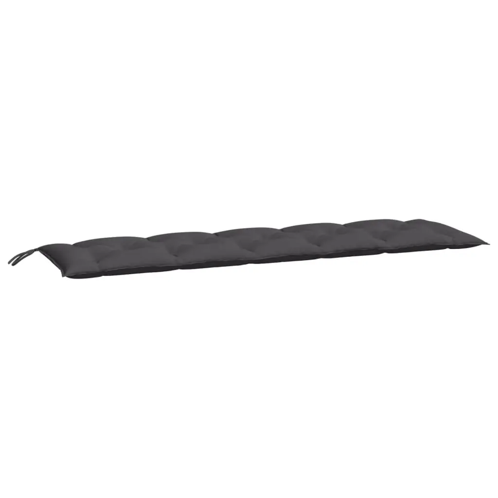 Garden Bench Cushion Oxford Fabric 180x50x7cm Anthracite