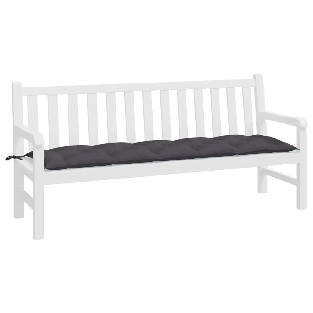 Garden Bench Cushion Oxford Fabric 180x50x7cm Anthracite