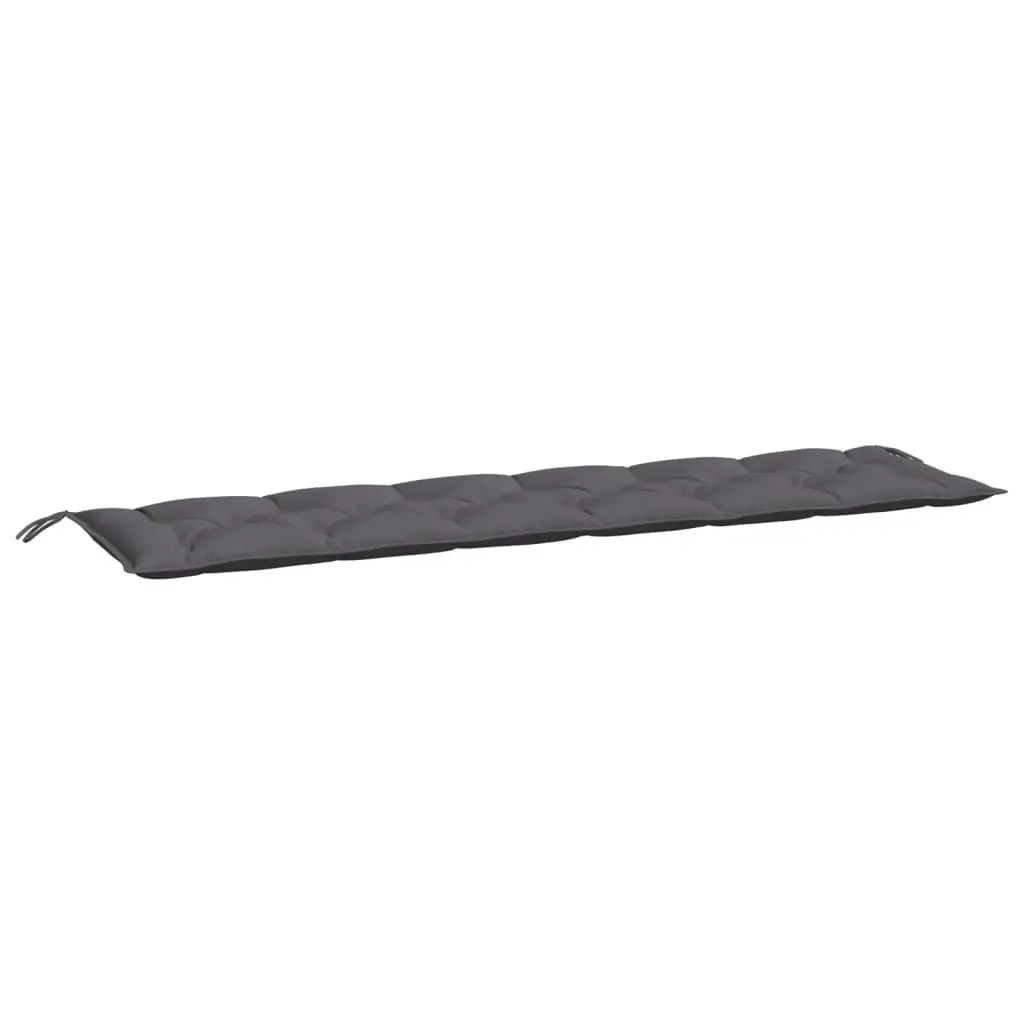 Anthracite Garden Bench Cushion 200x50x7cm Oxford Fabric