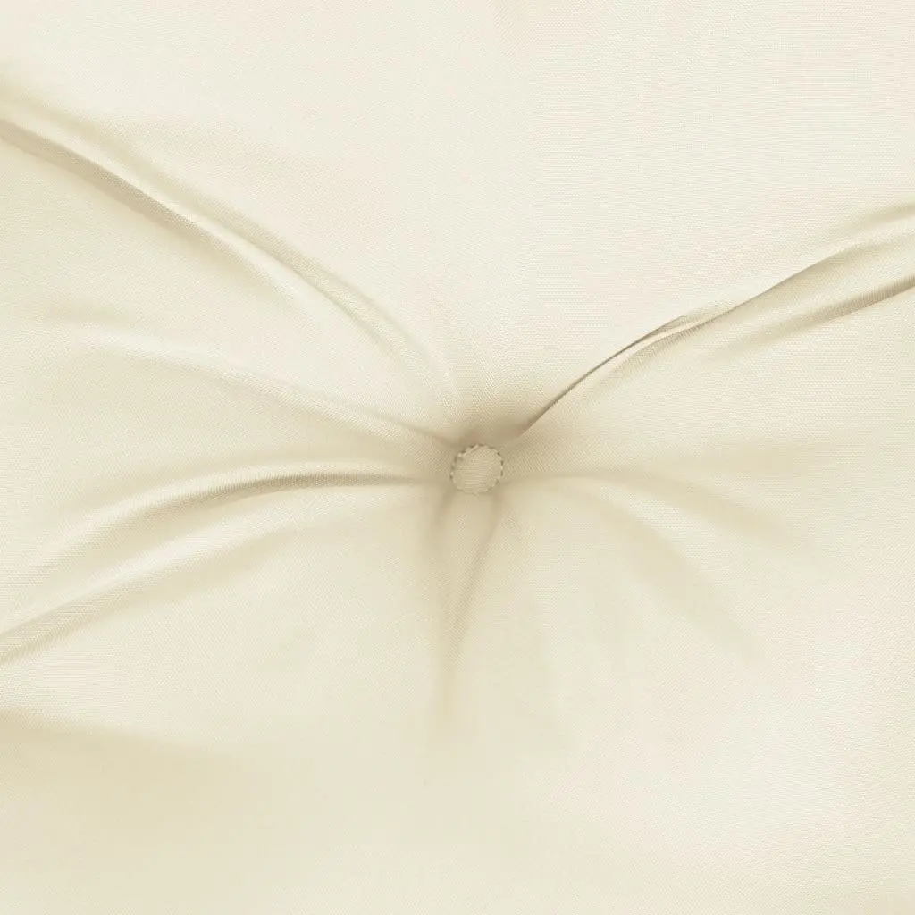 Cream Garden Bench Cushion for Outdoor Seating