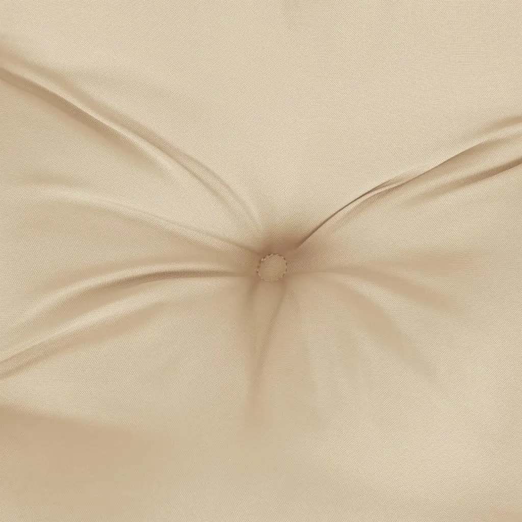 Beige Garden Bench Cushion for Outdoor Seating