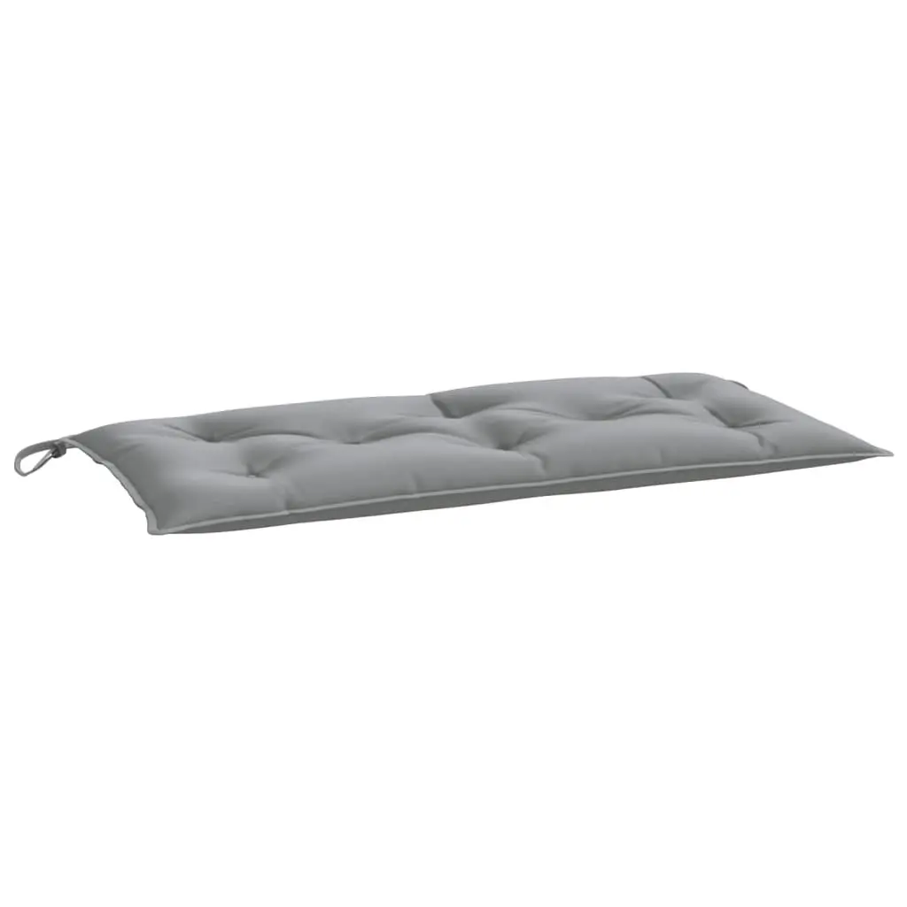 Garden Bench Cushions Oxford Fabric 100x50x7cm Grey 2 Piece