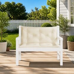 Premium Garden Bench Cushions - 2pcs Water-Resistant