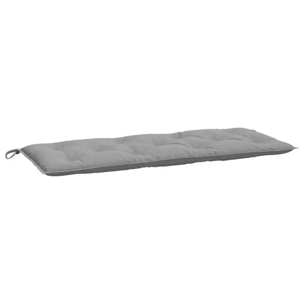 Grey Garden Bench Cushions 2pc Set 120x50x7cm