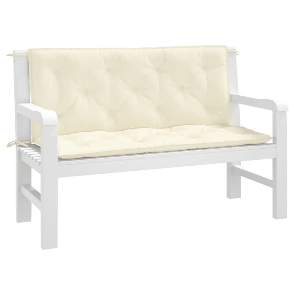 Garden Bench Cushions 2 Pack for Outdoor Use