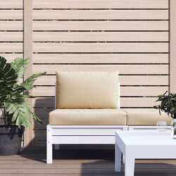 Beige Outdoor Pallet Cushions 2 pcs Made of Oxford Fabric
