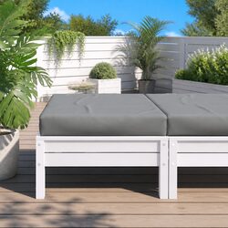 Grey Pallet Cushion 60x60x9.5cm for Outdoor Comfort