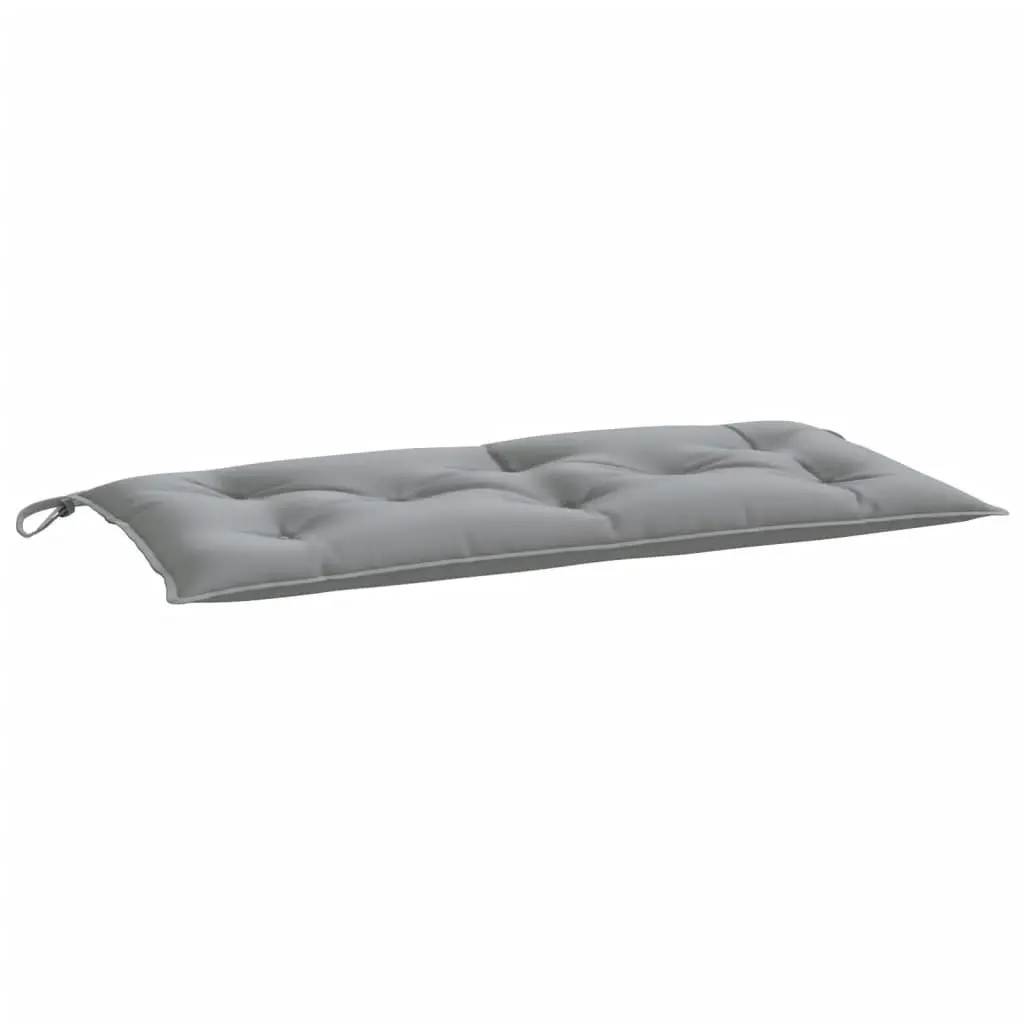 Outdoor Grey Garden Bench Cushion 110x50x7cm Oxford Fabric