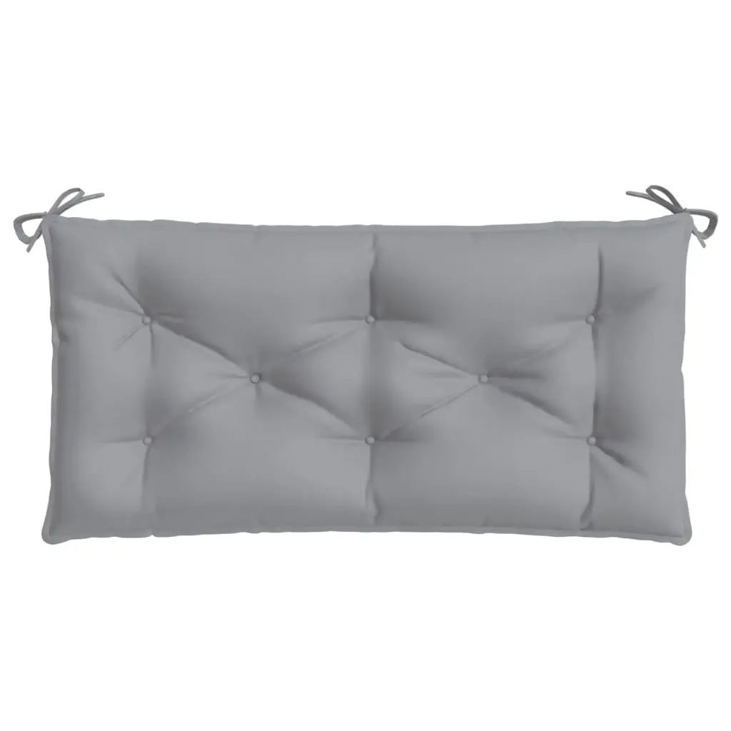 Outdoor Grey Garden Bench Cushion 110x50x7cm Oxford Fabric