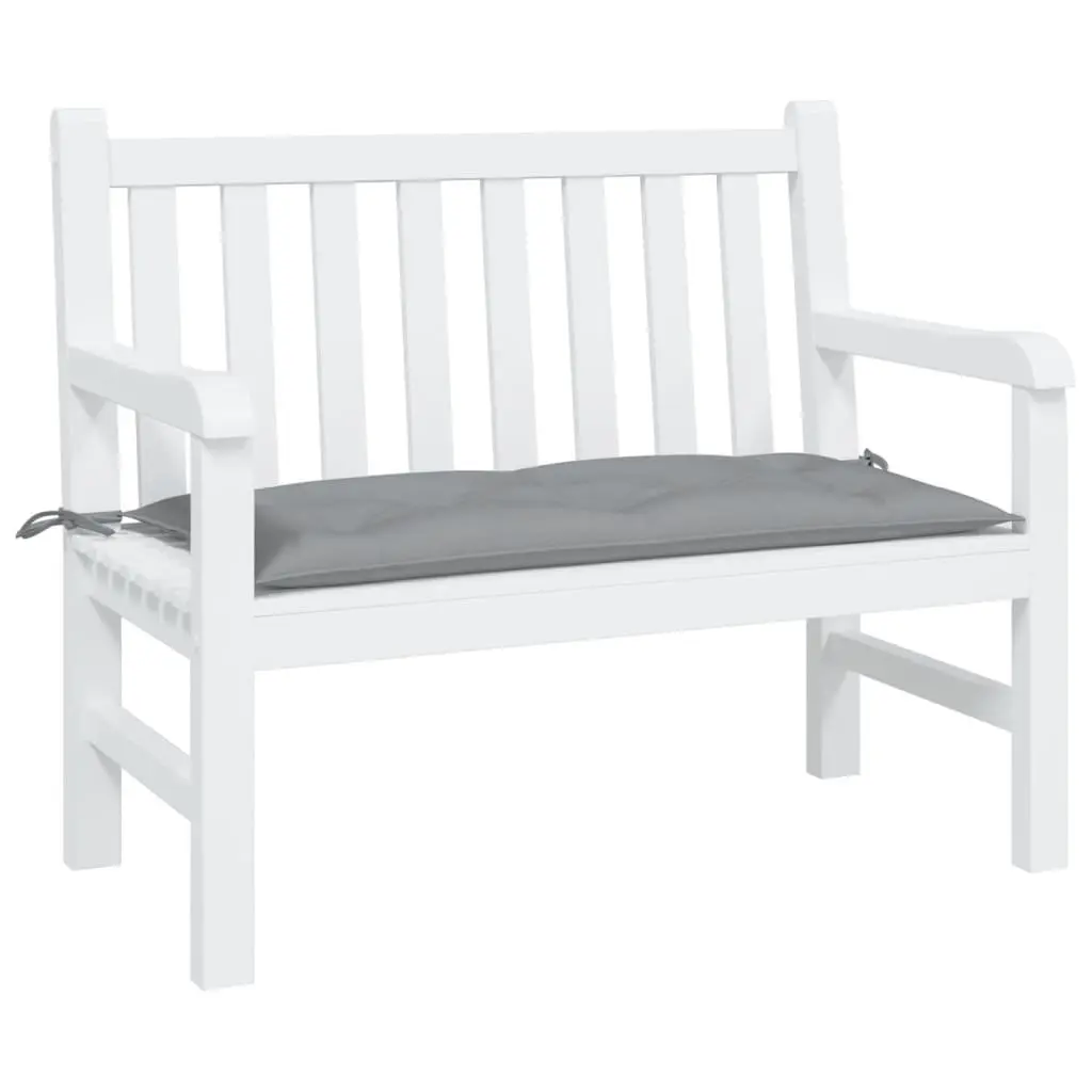 Outdoor Grey Garden Bench Cushion 110x50x7cm Oxford Fabric
