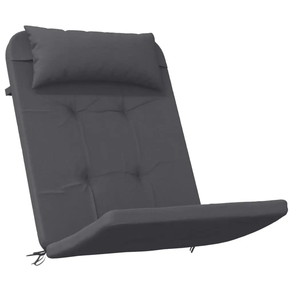 Adirondack Chair Cushions Oxford Fabric 2 pcs Anthracite