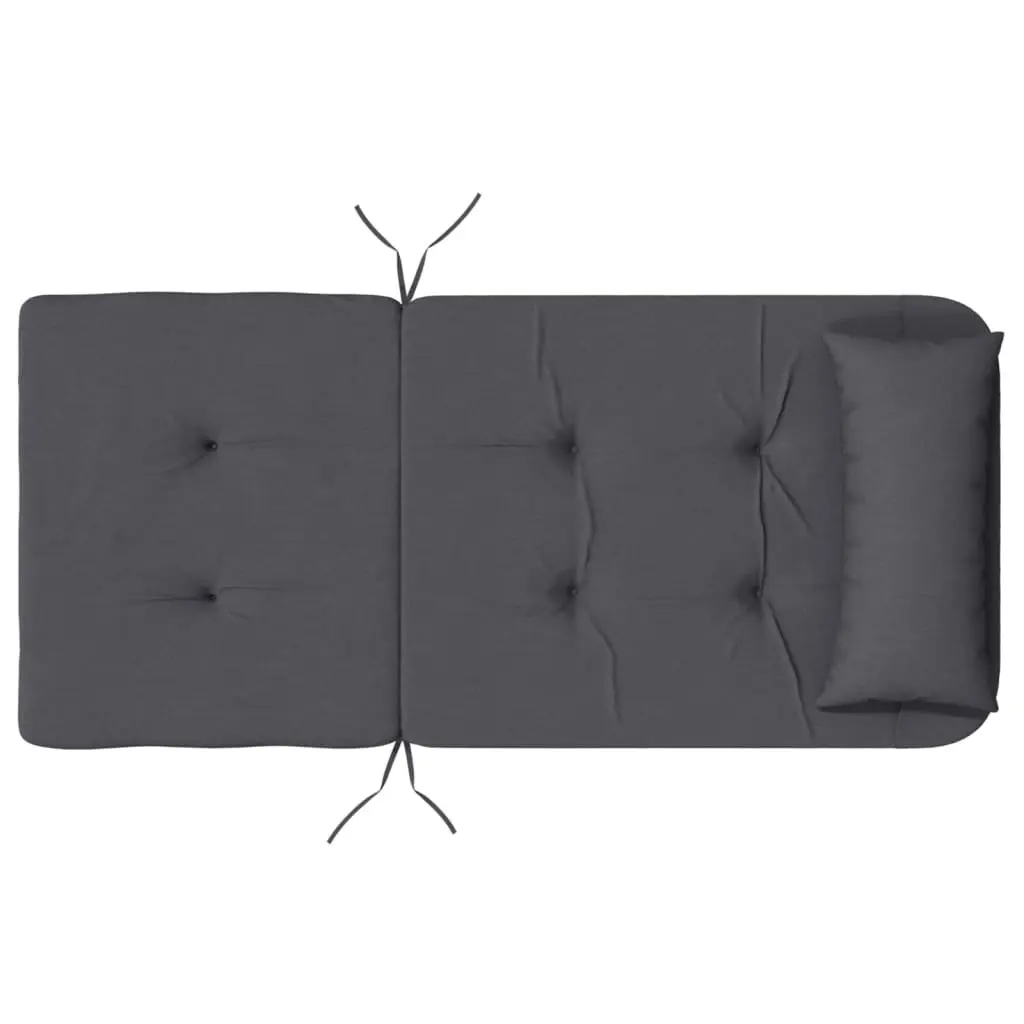Adirondack Chair Cushions Oxford Fabric 2 pcs Anthracite