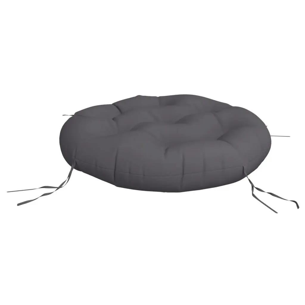 Round Outdoor Cushion 60cm Anthracite for Garden