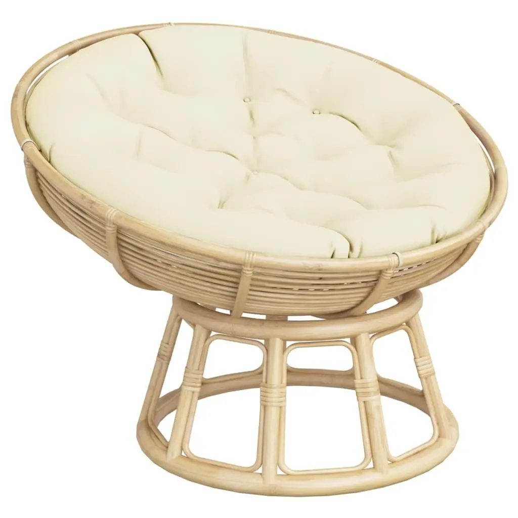 Cream Round Outdoor Garden Cushion 100cm
