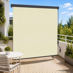 Cream Outdoor Roller Blind 180 x 250 cm with UV Protection