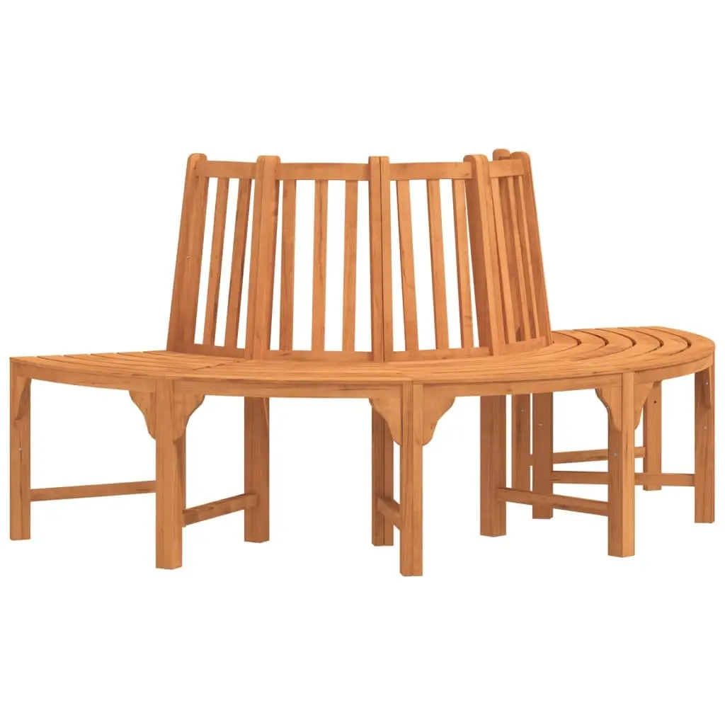 Half Round Tree Bench for Outdoor Spaces