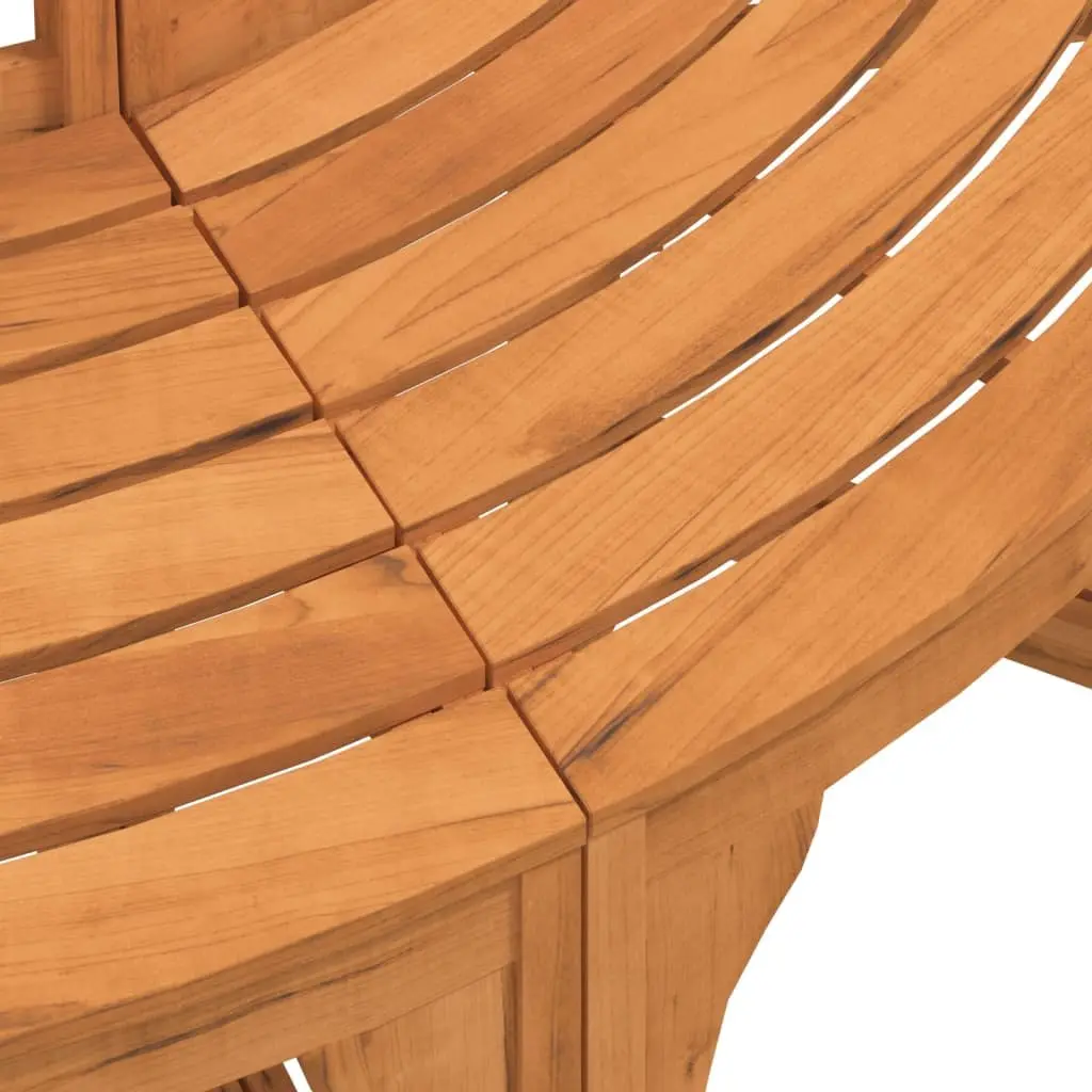 Half Round Tree Bench for Outdoor Spaces