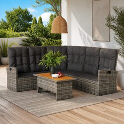 High-Quality Reclining Corner Sofa for Outdoor Relaxation