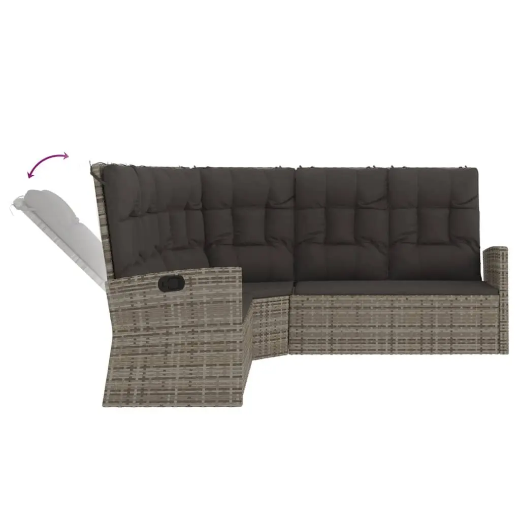 Reclining Corner Sofa for Outdoor Relaxation