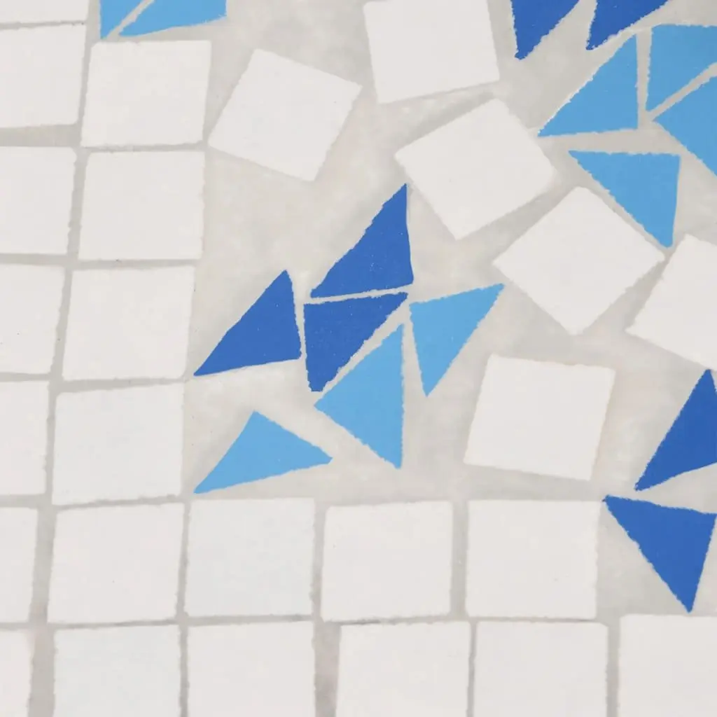 Blue and White Square Parasol Base for Umbrellas