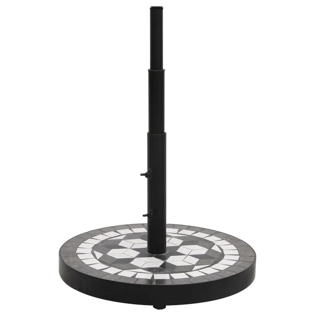 Round Black Parasol Base for Outdoor Umbrellas