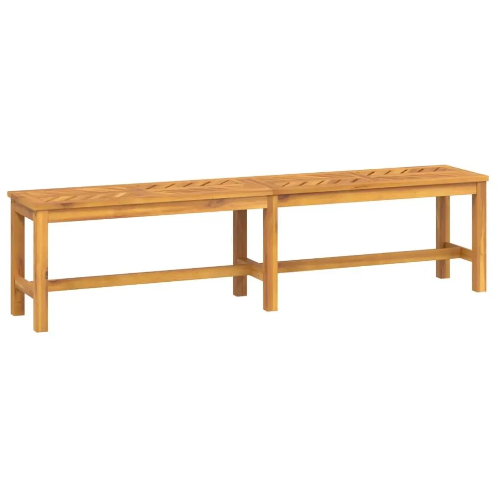 180cm Garden Bench with Fishbone Slats