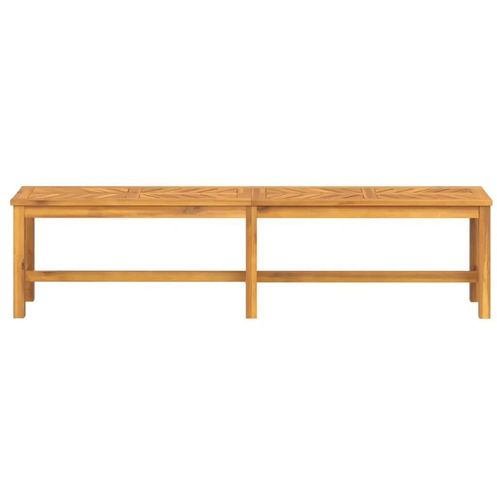 180cm Garden Bench with Fishbone Slats