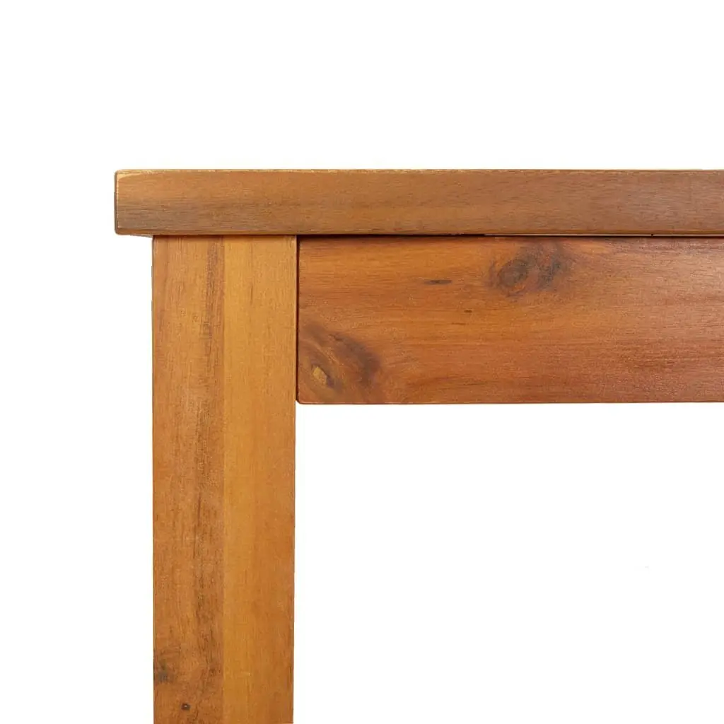 Solid Wood Acacia Garden Dining Table 200x90x74cm