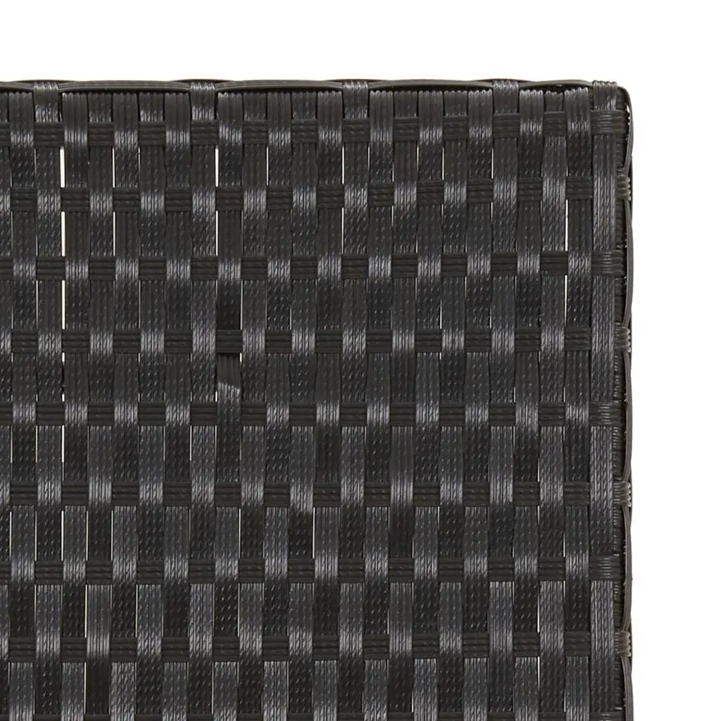 Black Folding Outdoor Table 45x35x32 cm