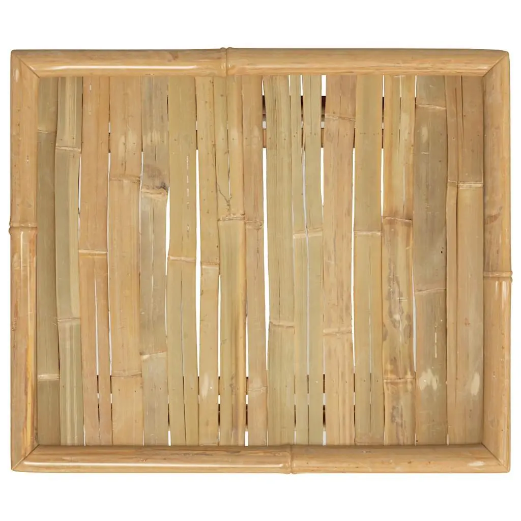 Bamboo Outdoor Garden Table 65x55x30cm