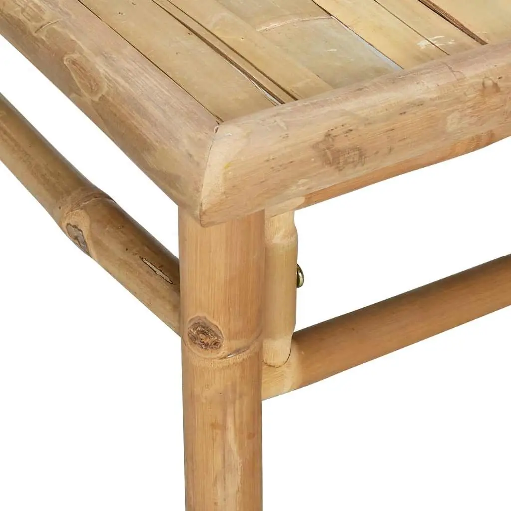Bamboo Outdoor Garden Table 65x55x30cm