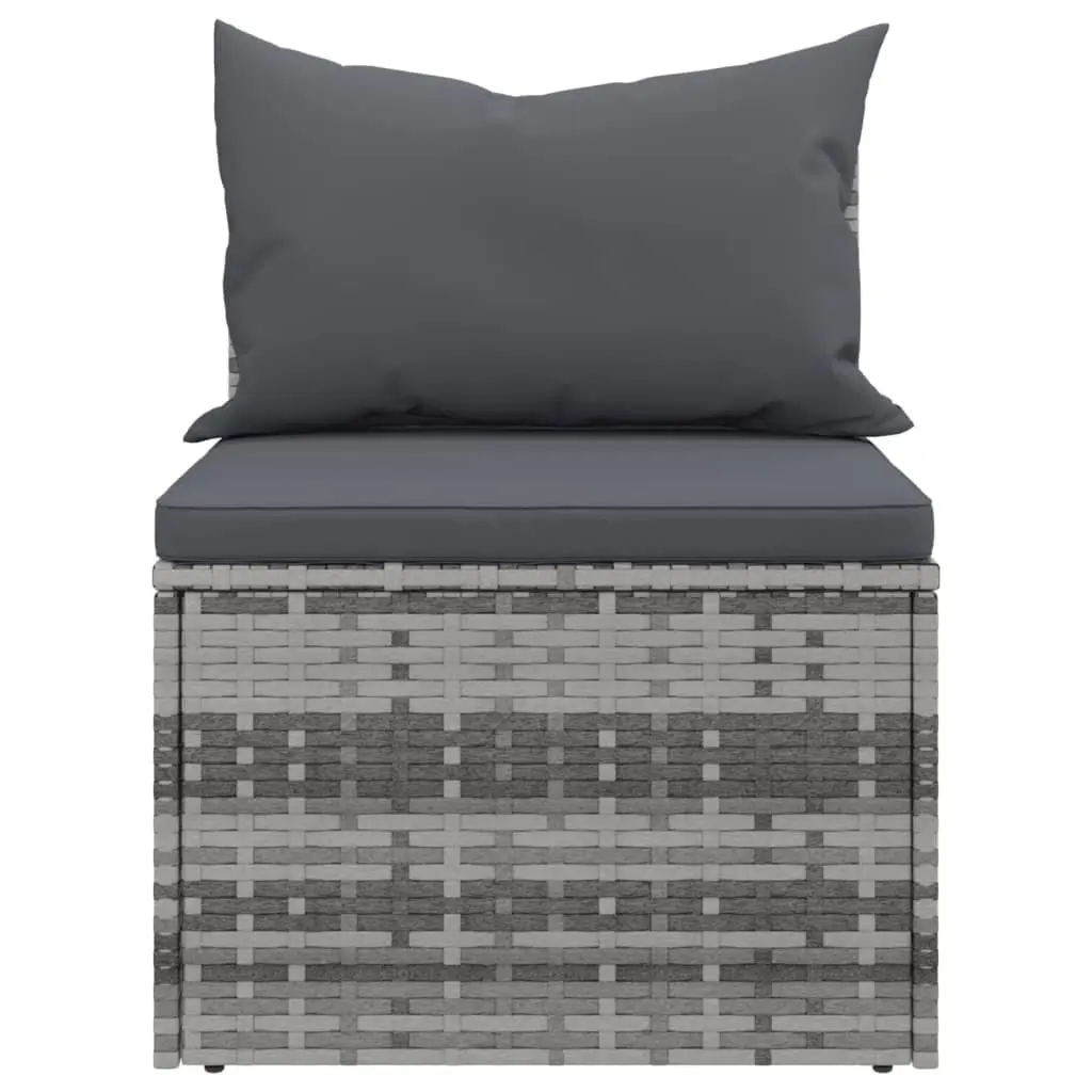 2-Piece Outdoor Garden Sofa Set with Cushions