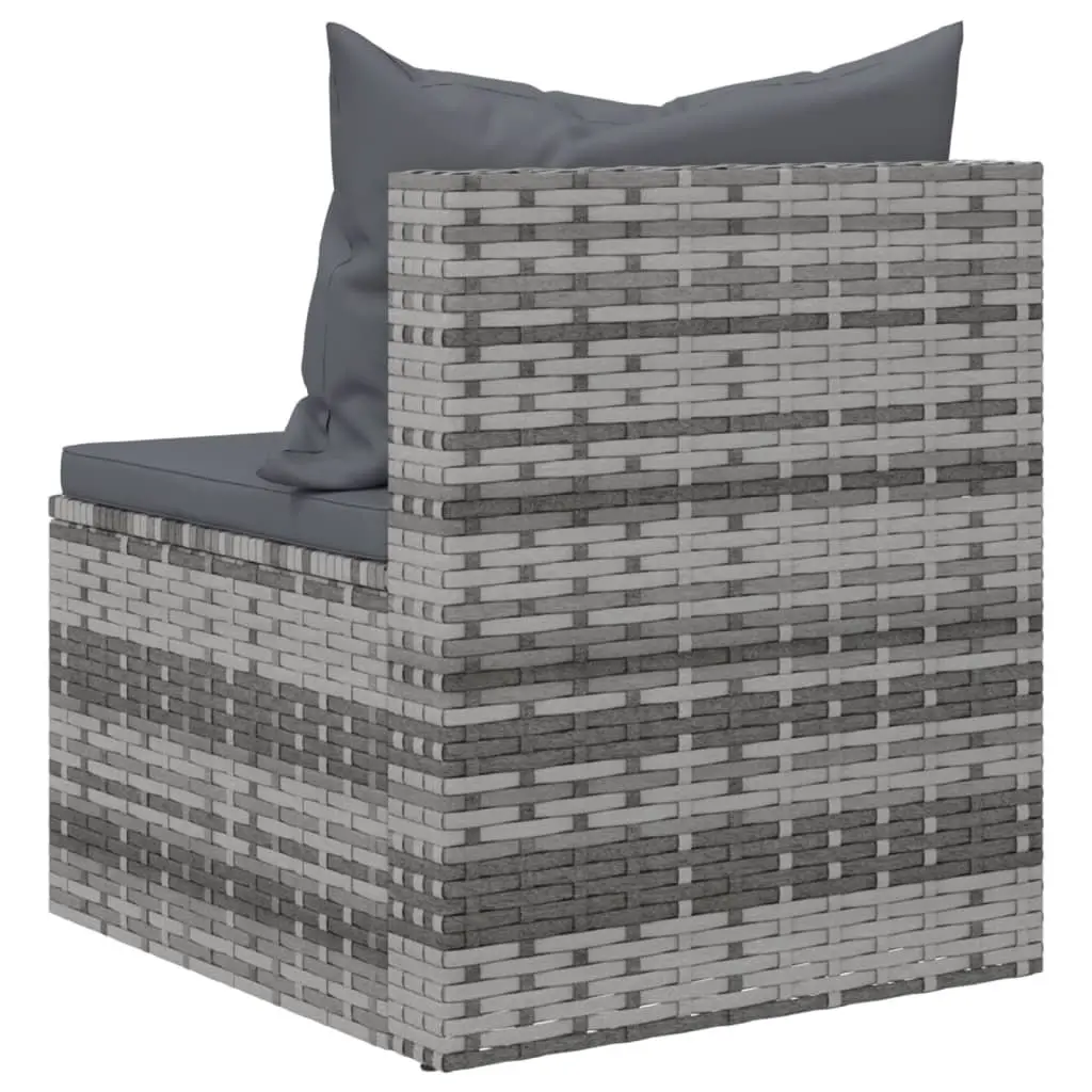 2-Piece Outdoor Garden Sofa Set with Cushions