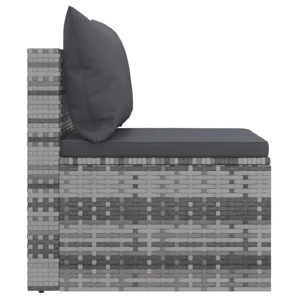 2-Piece Outdoor Garden Sofa Set with Cushions