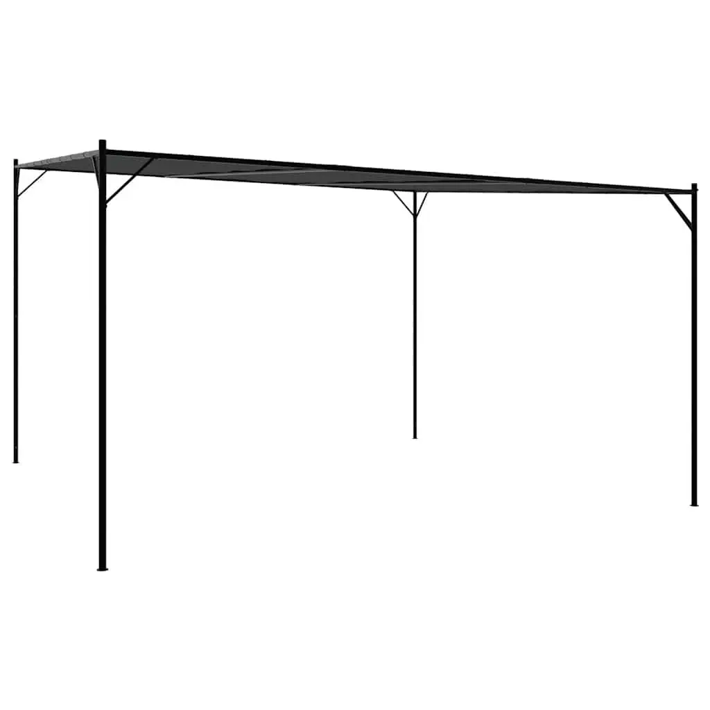 Anthracite 4x4 m Outdoor Canopy with Steel Frame