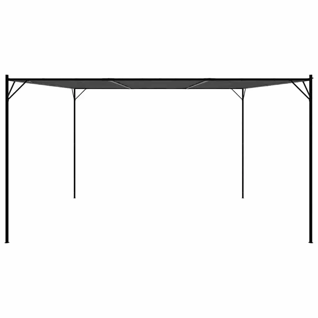 Anthracite 4x4 m Outdoor Canopy with Steel Frame