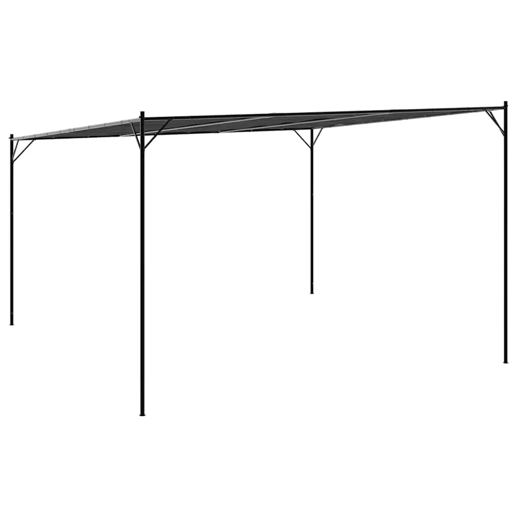 Anthracite 4x4 m Outdoor Canopy with Steel Frame