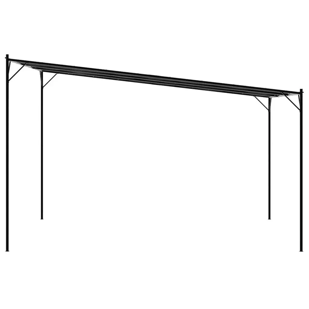 Anthracite 4x4 m Outdoor Canopy with Steel Frame