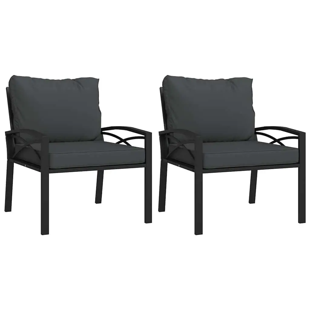 Outdoor Garden Chairs Set with Cushions