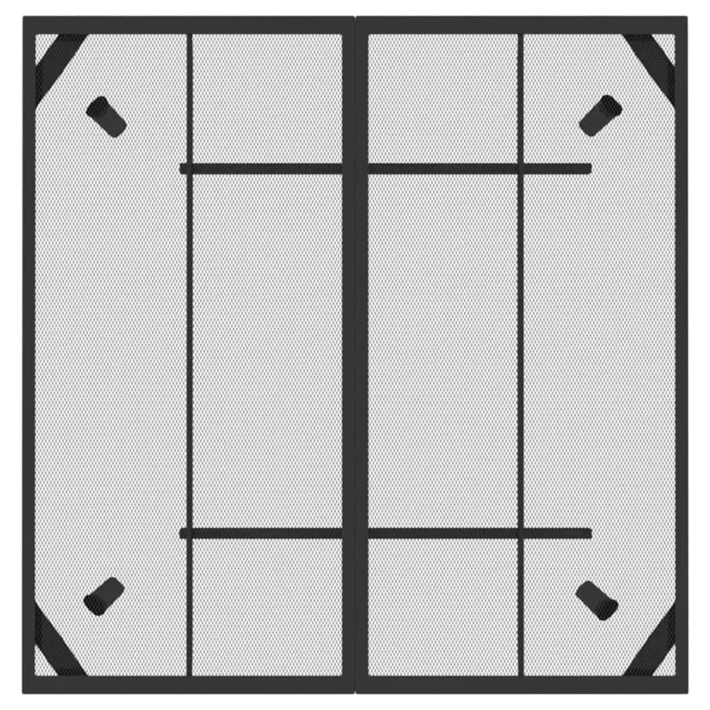 Anthracite Garden Table 100x100x72 cm