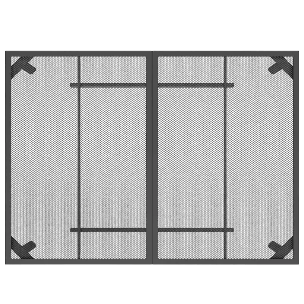 Anthracite Steel Mesh Garden Dining Table
