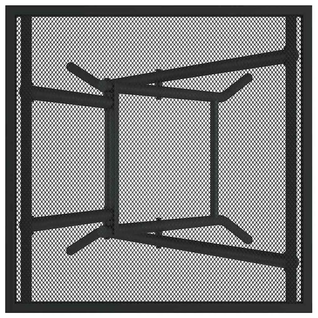 Folding Garden Table in Anthracite Steel Mesh
