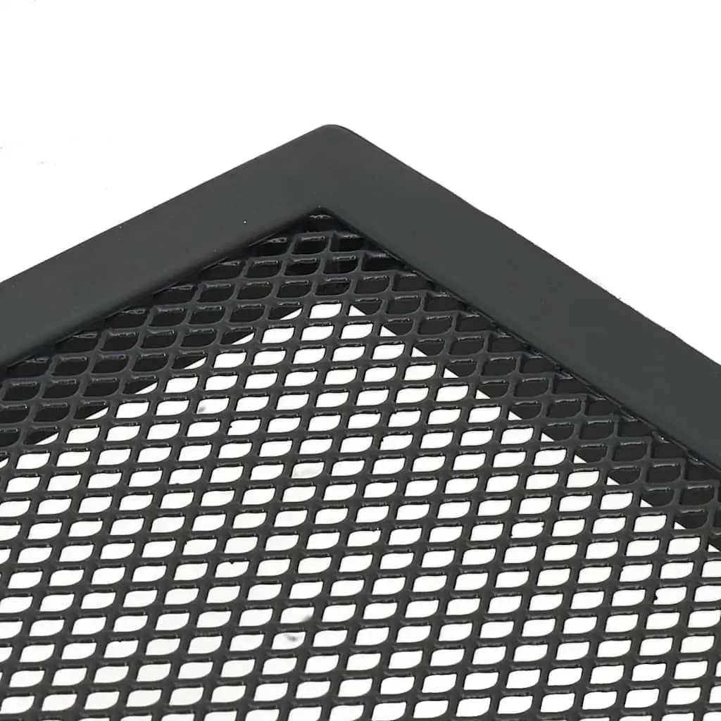 Folding Garden Table in Anthracite Steel Mesh
