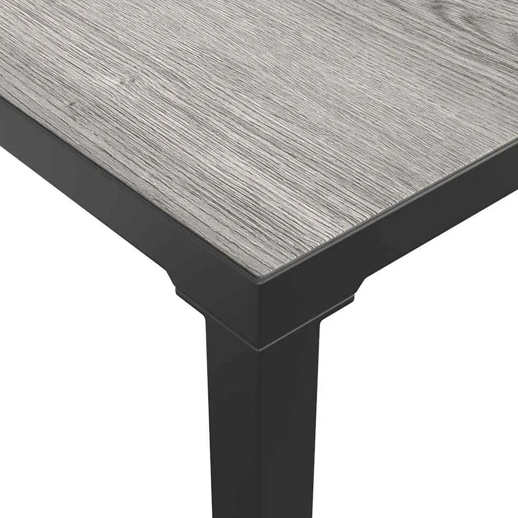 Grey Garden Coffee Table for Outdoor Use 55x55x31cm
