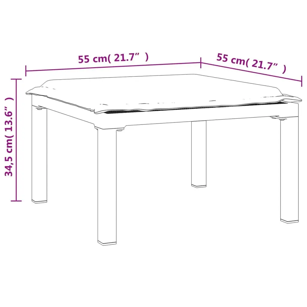 4 Piece Garden Lounge Set with Cushions