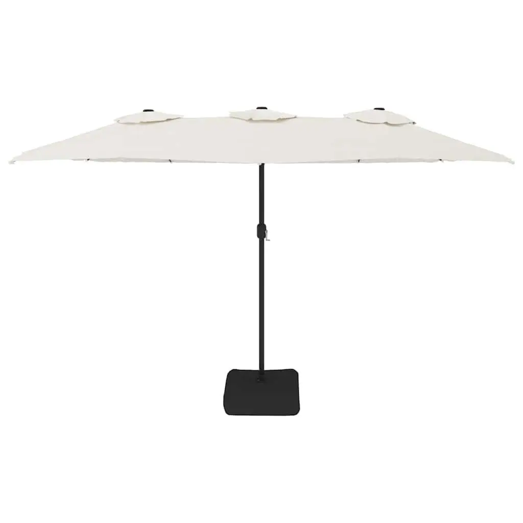 Double-Head Outdoor Parasol for Sun Shade
